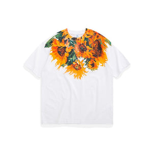 Men'S T shirt Flowers And Plants Printing