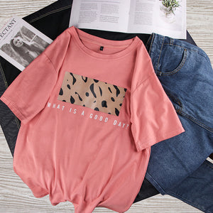 Leopard Print T-shirts Women 2020