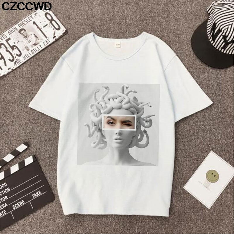 Medusa De Moda 2020 Summer Women T shirt